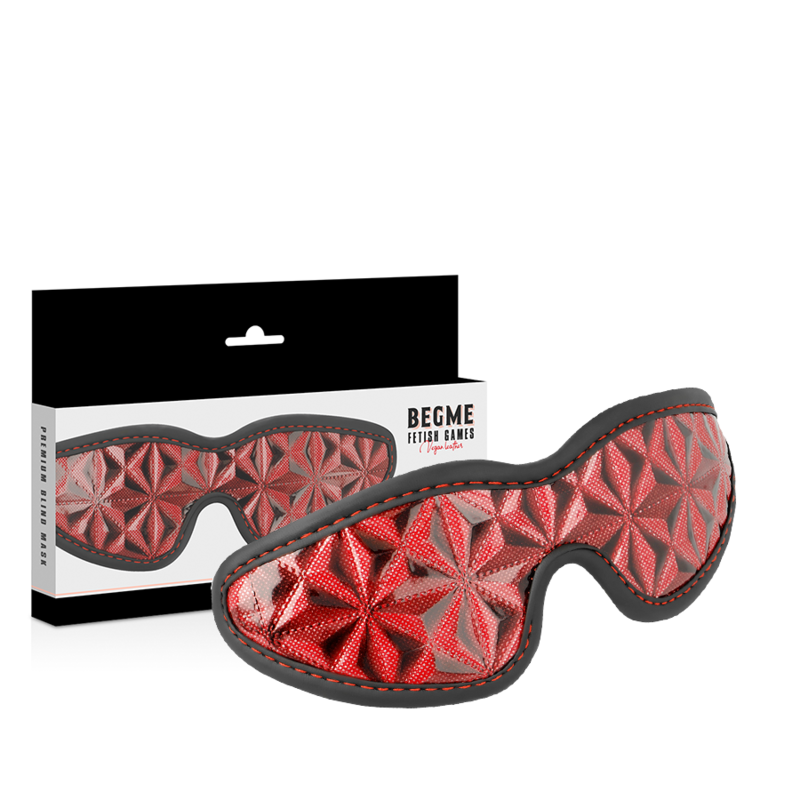 Begme - Mscara Cega Premium Red Edition Com Forro De Neoprene