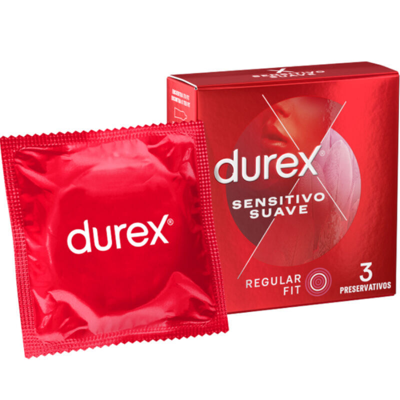 DUREX - SENSITIVO SUAVE 3 UNIDADES - Sex Shop Sexy