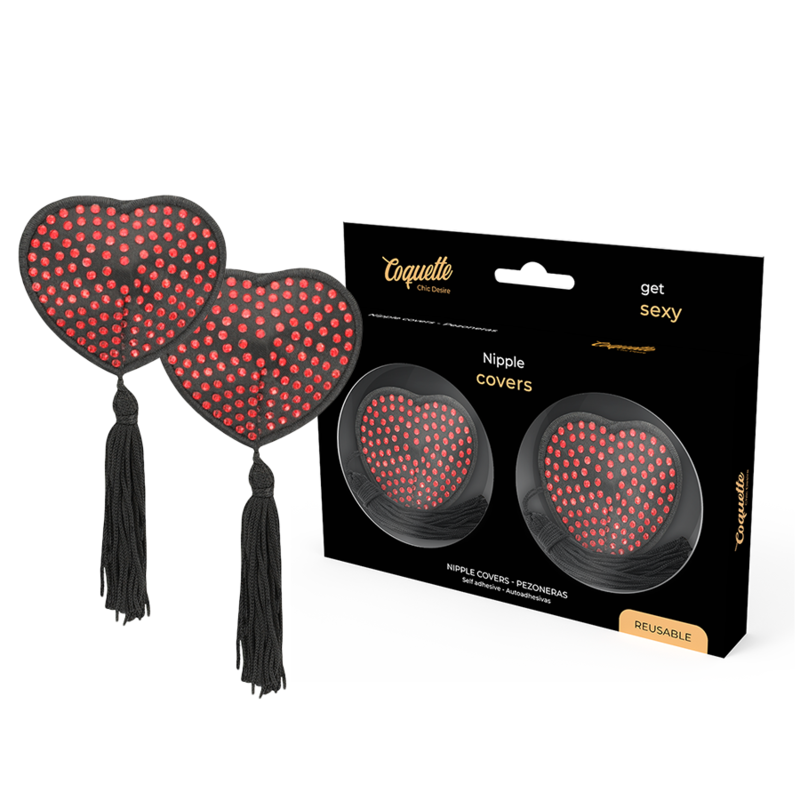 COQUETTE CHIC DESIRE - COBRE MAMILOS VERMELHO / PRETO