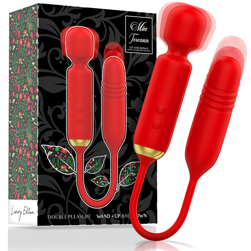 MIA - TOSCANA DOUBLE PLEASURE VARINHA + MOVIMENTO UP & DOWN