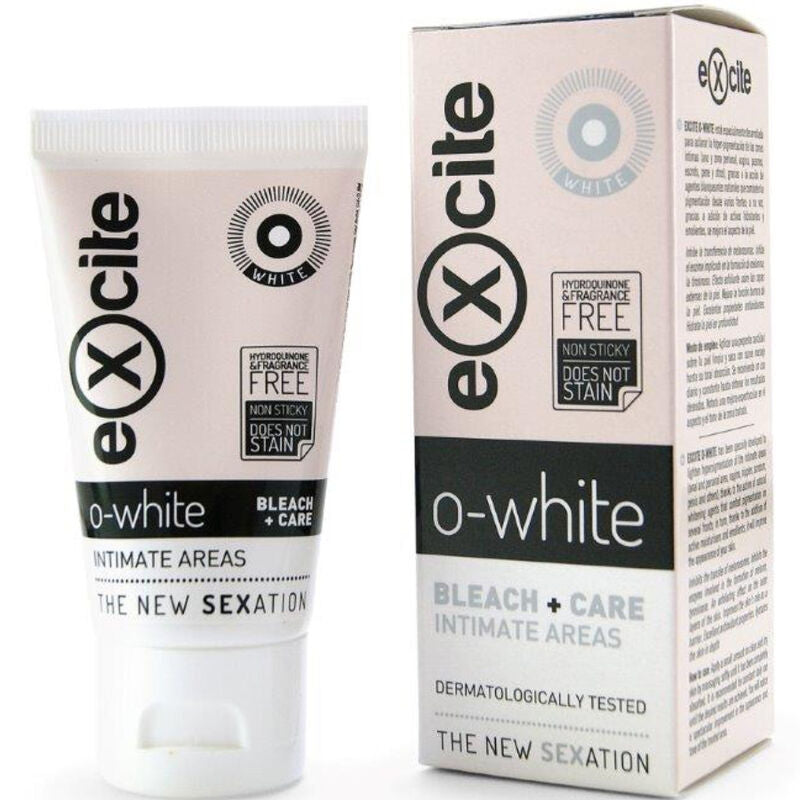 EXCITE - O WHITE BLEACH + CARE ÁREAS ÍNTIMAS 50 ML
