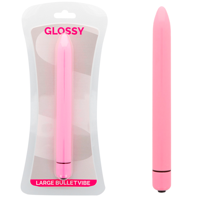 GLOSSY - SLIM VIBRADOR ROSA - Sex Shop Sexy