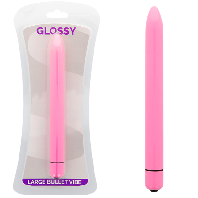 GLOSSY - SLIM VIBRADOR ROSA INTENSO - Sex Shop Sexy