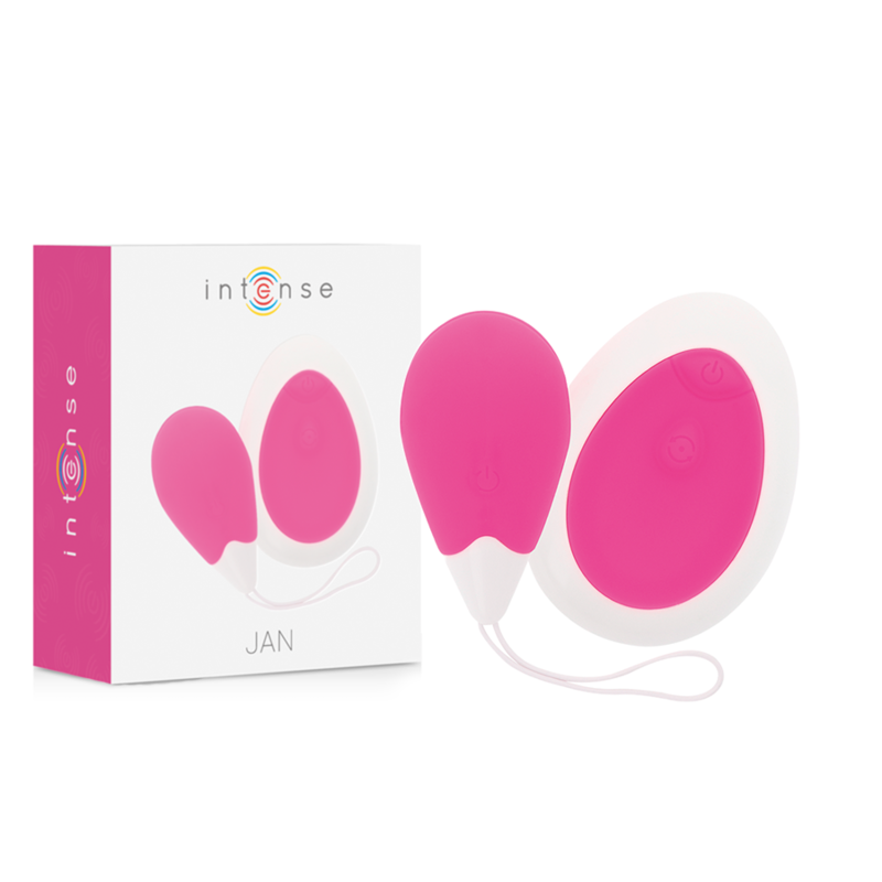 INTENSE - JAN OVO VIBRADOR CONTROLO REMOTO ROSA