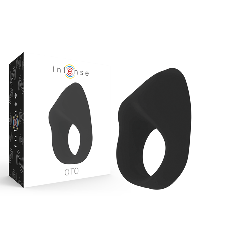 Intense - Anel Vibrador Recarregvel Oto Preto