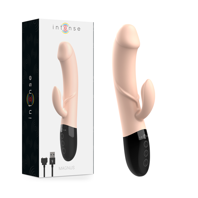 Intense - Vibrador Recarregvel Magnus Dual Natural
