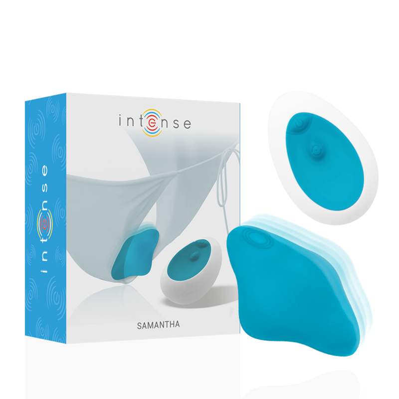 INTENSE - SAMANTHA TANGA COM CONTROLO REMOTO AZUL