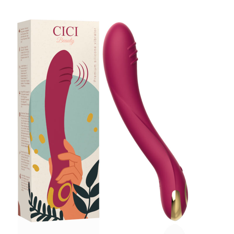 CICI BEAUTY - VIBRADOR PONTO G EM SILICONE PREMIUM