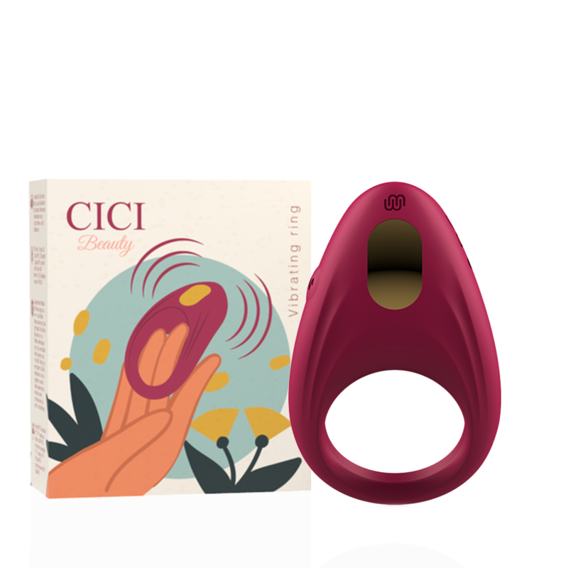 CICI BEAUTY - ANEL VIBRATÓRIO PREMIUM EM SILICONE