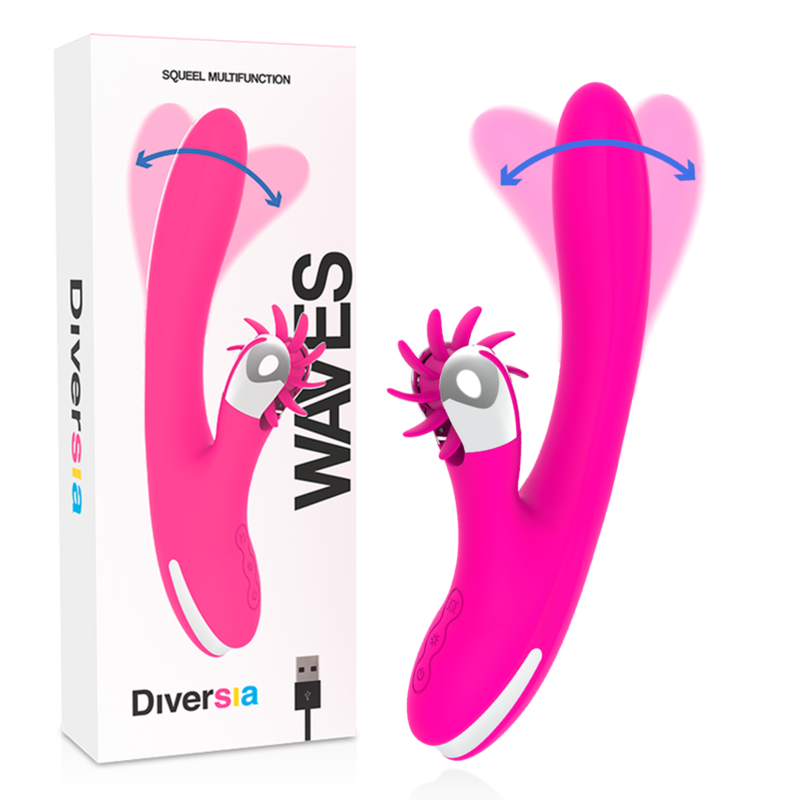 DIVERSIA - BUNNY WAVES VIBRADOR 24 CM