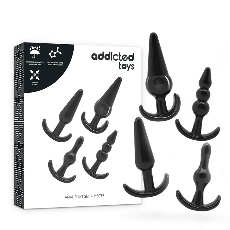 ADDICTED TOYS - CONJUNTO COM 4 PLUGS ANAIS
