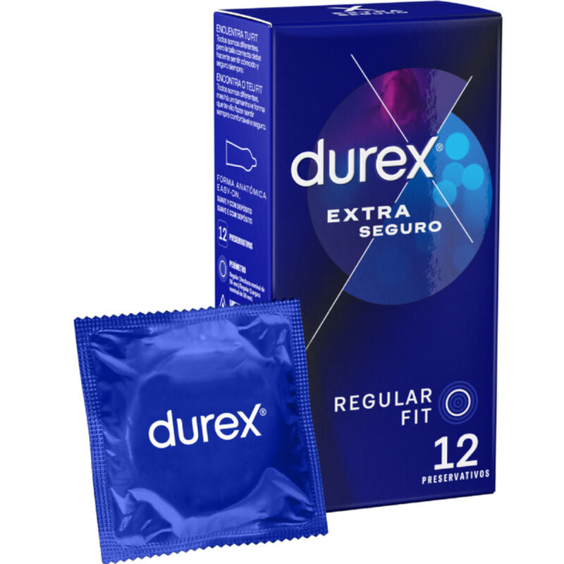 DUREX - EXTRA SEGURO 12 UNIDADES - Sex Shop Sexy