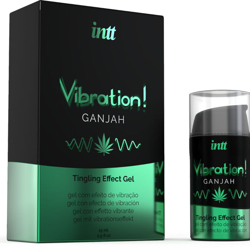 INTT - POTENTE ESTIMULANTE ÍNTIMO GEL VIBRADOR LÍQUIDO CANNABIS 15 ML