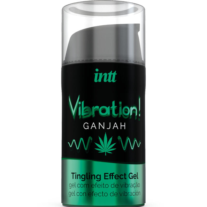 INTT - POTENTE ESTIMULANTE ÍNTIMO GEL VIBRADOR LÍQUIDO CANNABIS 15 ML
