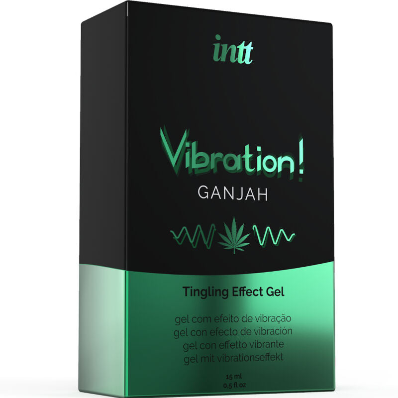 INTT - POTENTE ESTIMULANTE ÍNTIMO GEL VIBRADOR LÍQUIDO CANNABIS 15 ML