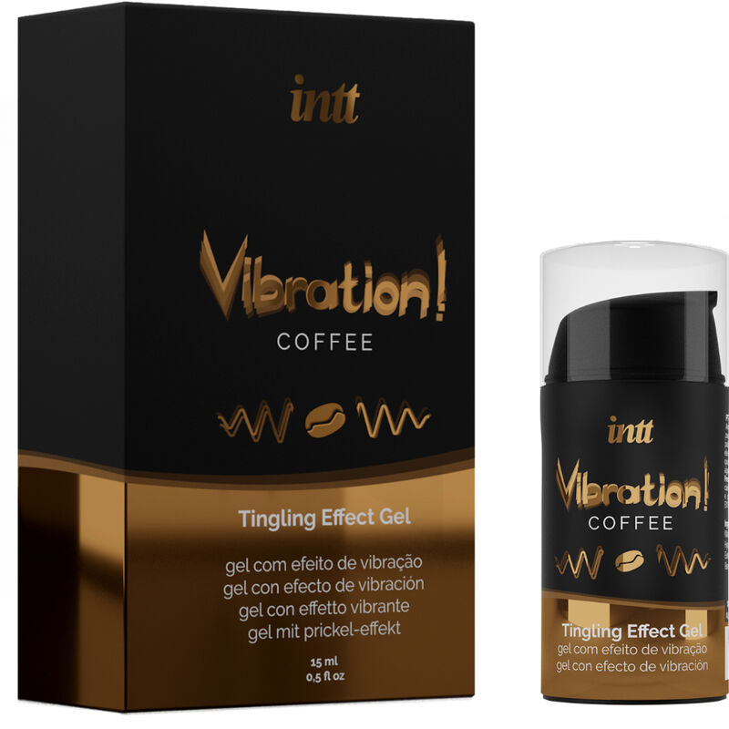 INTT - POTENTE ESTIMULANTE ÍNTIMO GEL VIBRADOR LÍQUIDO CAFÉ 15 ML