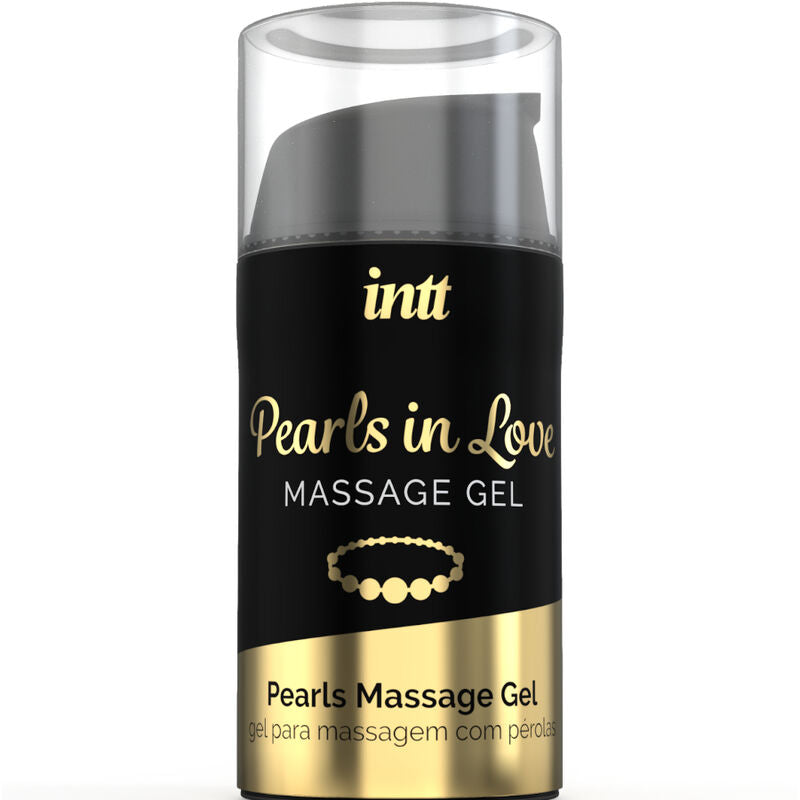 INTT MASSAGE & ORAL SEX - PEARLS IN LOVE COM COLAR DE PÉROLAS E GEL DE SILICONE