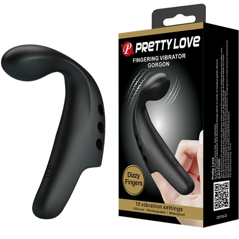 PRETTY LOVE - DEDAL ESTIMULADOR GORGON PRETO