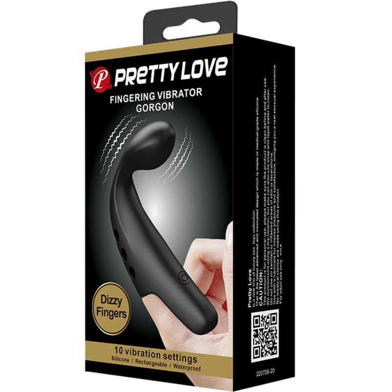 PRETTY LOVE - DEDAL ESTIMULADOR GORGON PRETO