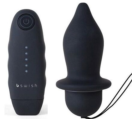 B SWISH - BFILLED CLASSIC PLUG VIBRATÓRIO PRETO