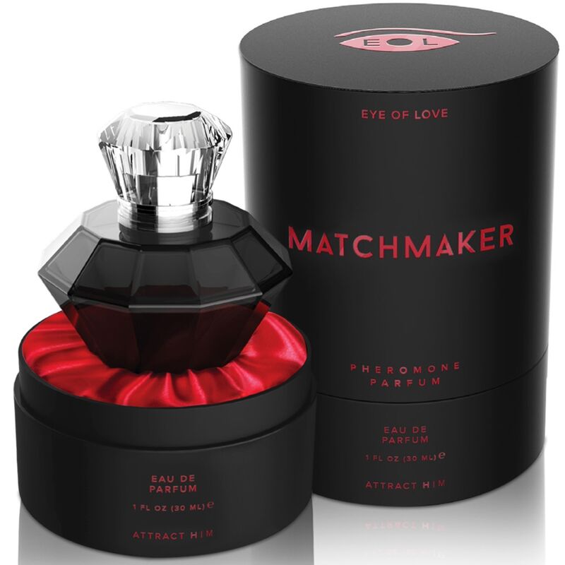 EYE OF LOVE - MATCHMAKER BLACK DIAMOND LGBTQ PERFUME COM FEROMONAS PARA ELE 30 ML