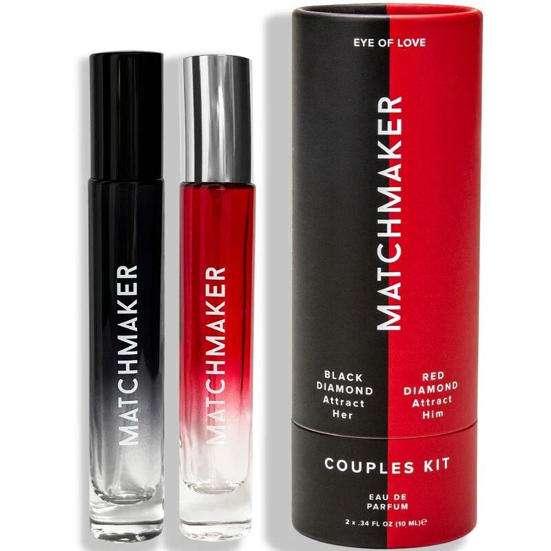 MATCHMAKER 2 PEÇAS FEROMONAS KIT CASAIS KIT PARA ELE E ELA 20 ML - Sex Shop Sexy