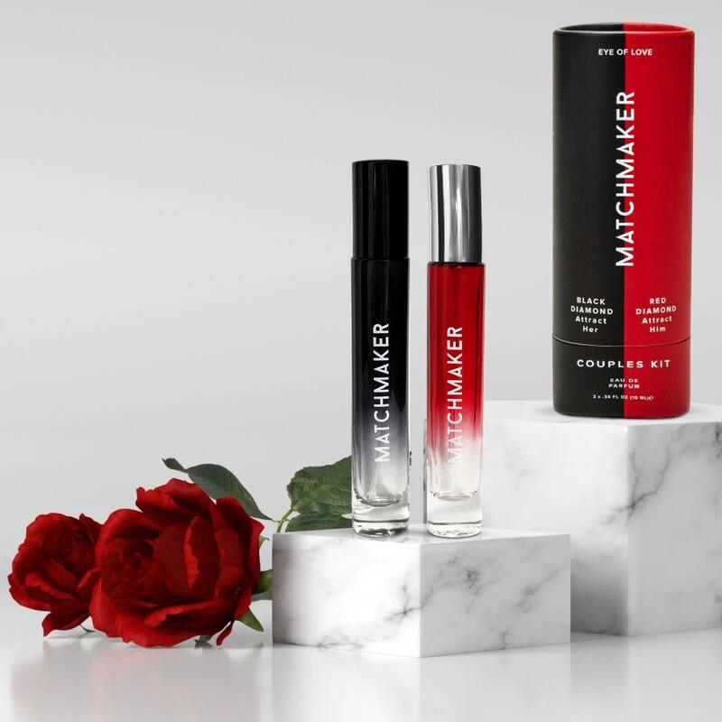 MATCHMAKER 2 PEÇAS FEROMONAS KIT CASAIS KIT PARA ELE E ELA 20 ML - Sex Shop Sexy