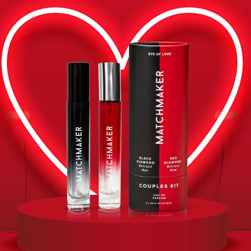 MATCHMAKER 2 PEÇAS FEROMONAS KIT CASAIS KIT PARA ELE E ELA 20 ML - Sex Shop Sexy