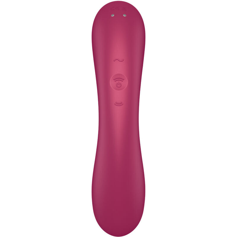 SATISFYER - CURVE TRINITY 1 AIR PULSE VIBRATION GREY