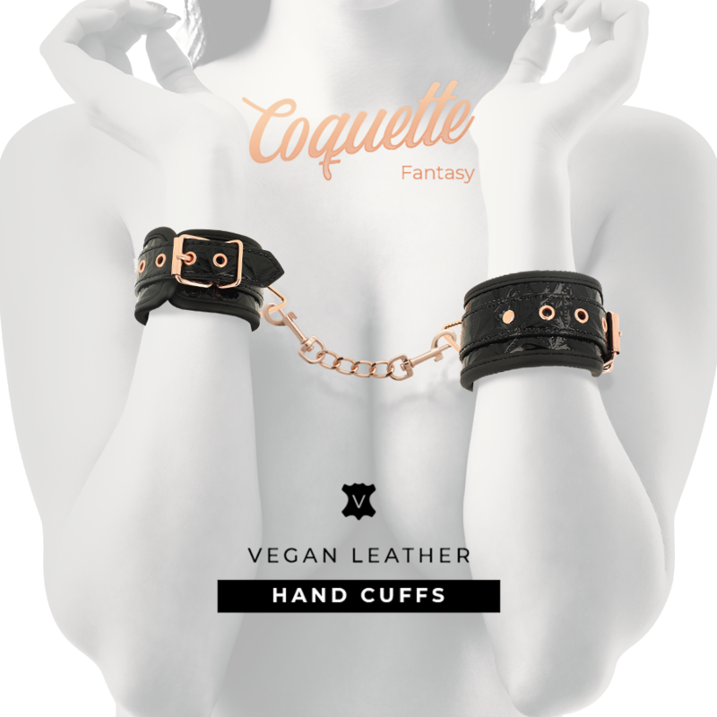 COQUETTE CHIC DESIRE - BLACK EDITION ALGEMAS PARA MÃOS COM FORRO EM NEOPRENO