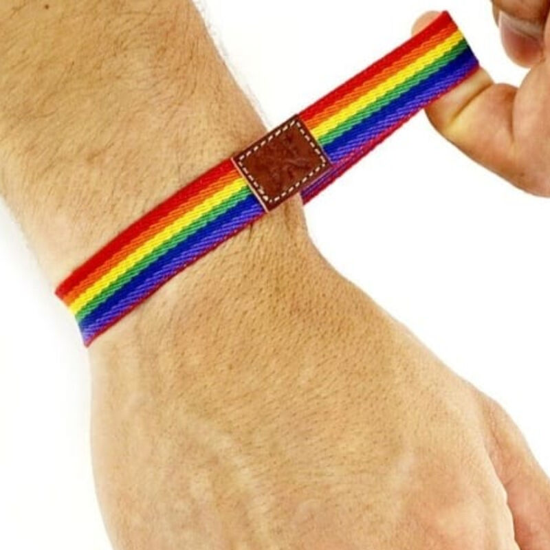 PRIDE - PULSEIRA RAPAZ BORRACHA LUXO ORGULHO