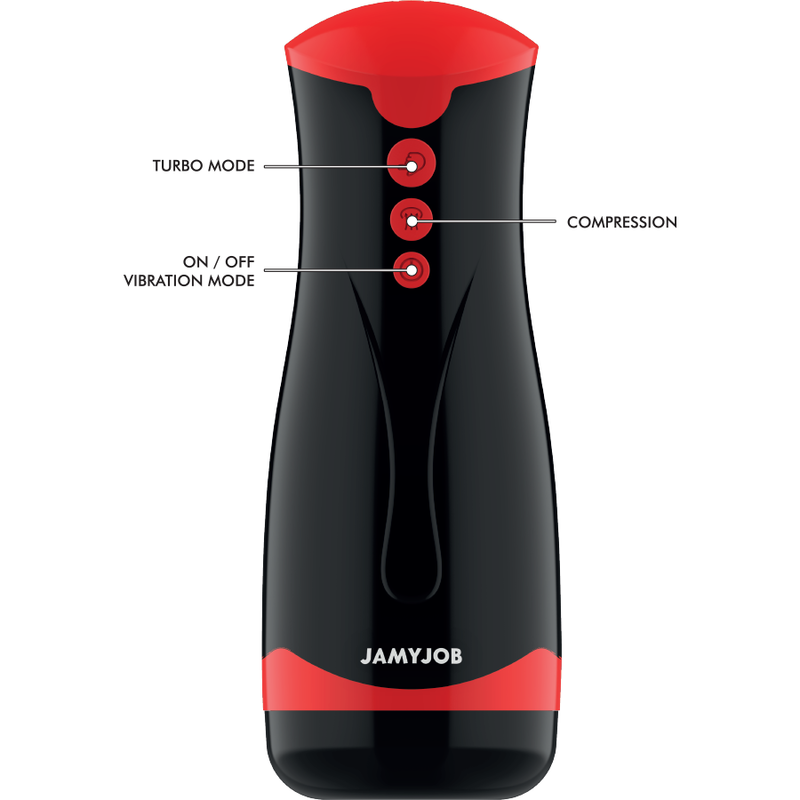 JAMYJOB - JANGO MASTURBADOR DE COMPRESSÃO E VIBRAÇÃO