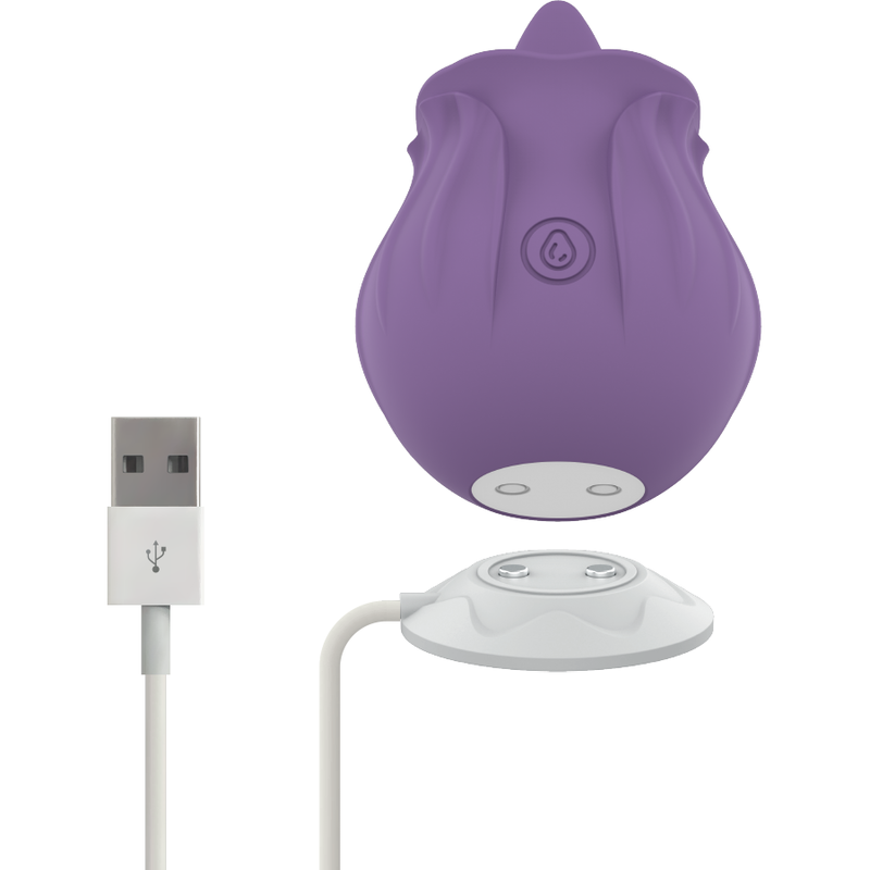 INTENSE - VIOLET ESTIMULADOR LÍNGUA BASE MAGNÉTICA