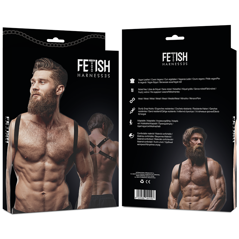 FETISH SUBMISSIVE ATTITUDE - ARNÊS ECOPIEL COSTAS HOMEM