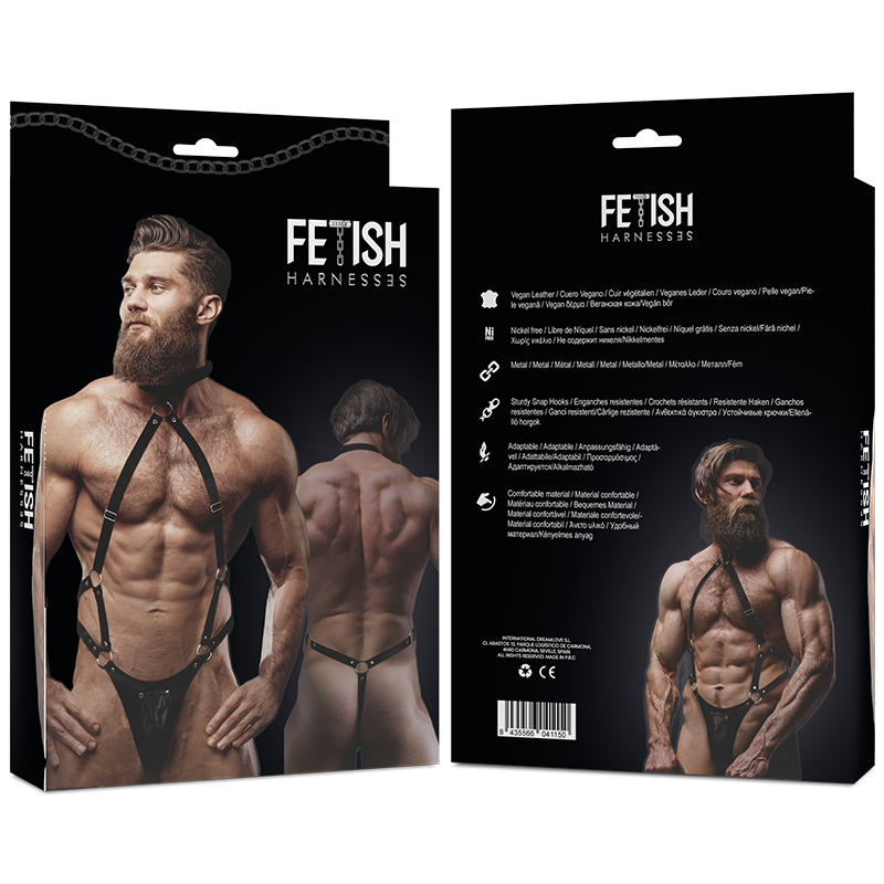 FETISH SUBMISSIVE ATTITUDE - ARNÊS ECOPIEL JOCKSTRAP HOMEM
