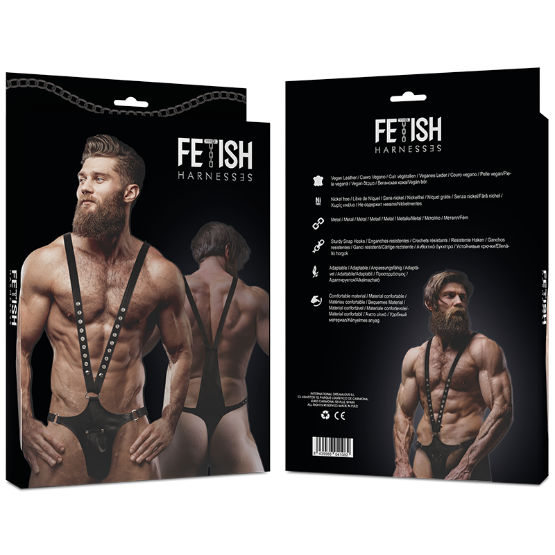 FETISH SUBMISSIVE ATTITUDE - ARNÊS ECOPIEL FORMA DE V HOMEM