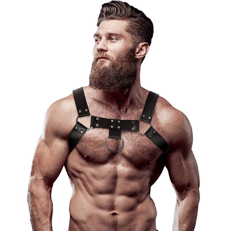 FETISH SUBMISSIVE ATTITUDE - ARNÊS ECOPIEL PEITO HOMEM