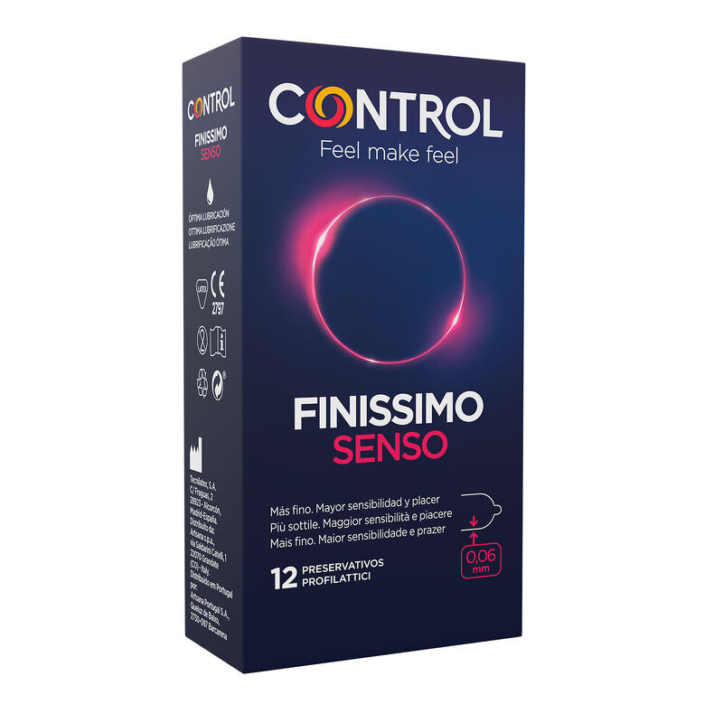 CONTROL - ADAPTA SENSO PRESERVATIVOS 12 UNIDADES - Sex Shop Sexy