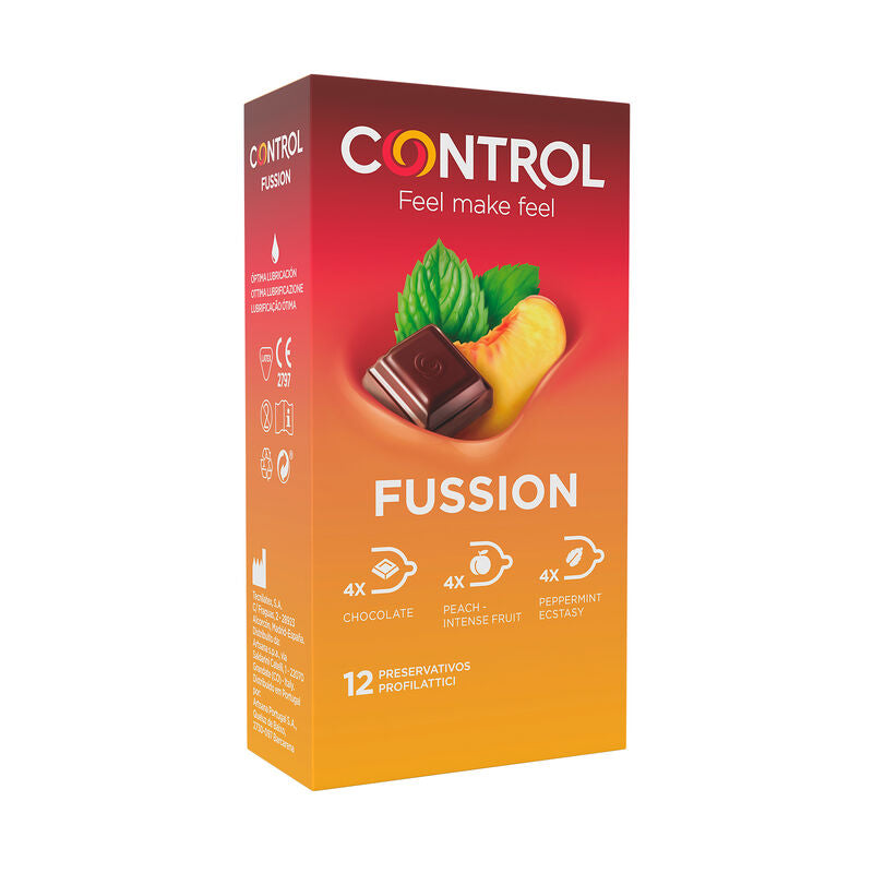 CONTROL - FUSSION PRESERVATIVOS 12 UNIDADES - Sex Shop Sexy