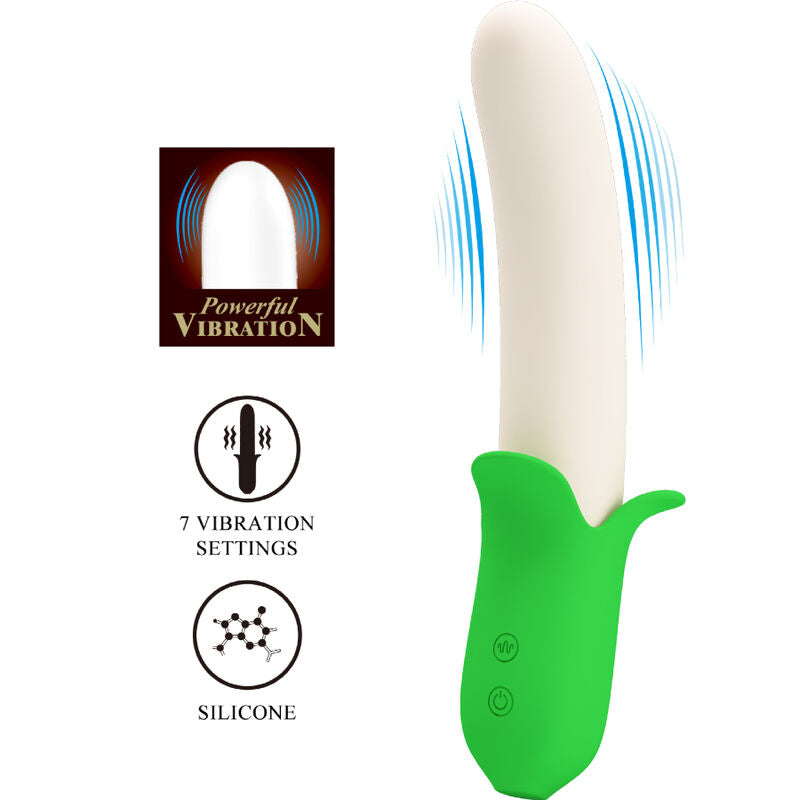PRETTY LOVE - BANANA KNIGHT SUPER POTÊNCIA 7 VIBRAÇÕES SILICONE