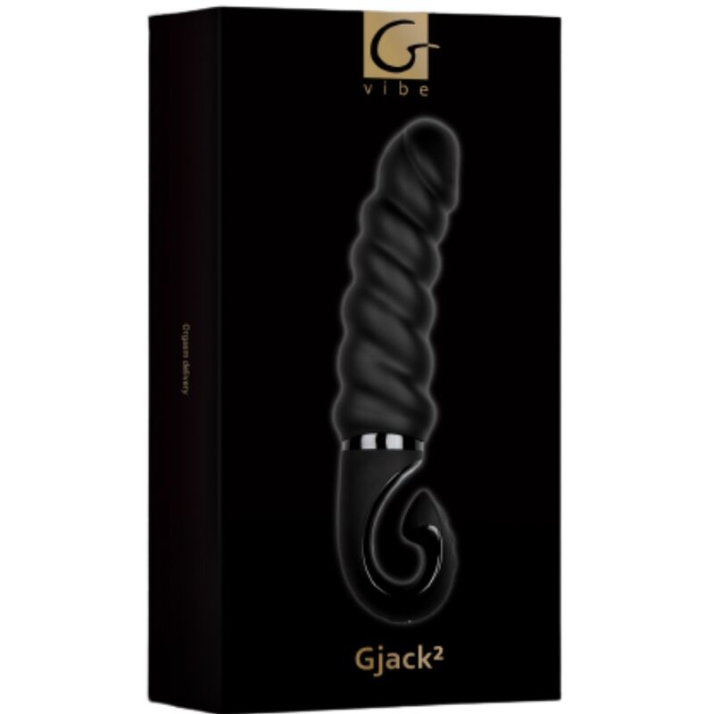 G-VIBE - G-JACK 2 - DILDO VIBRADOR PRETO