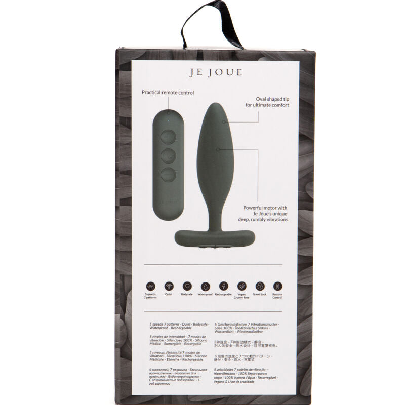 JE JOUE - VESTA PLUG ANAL VIBRADOR PRETO
