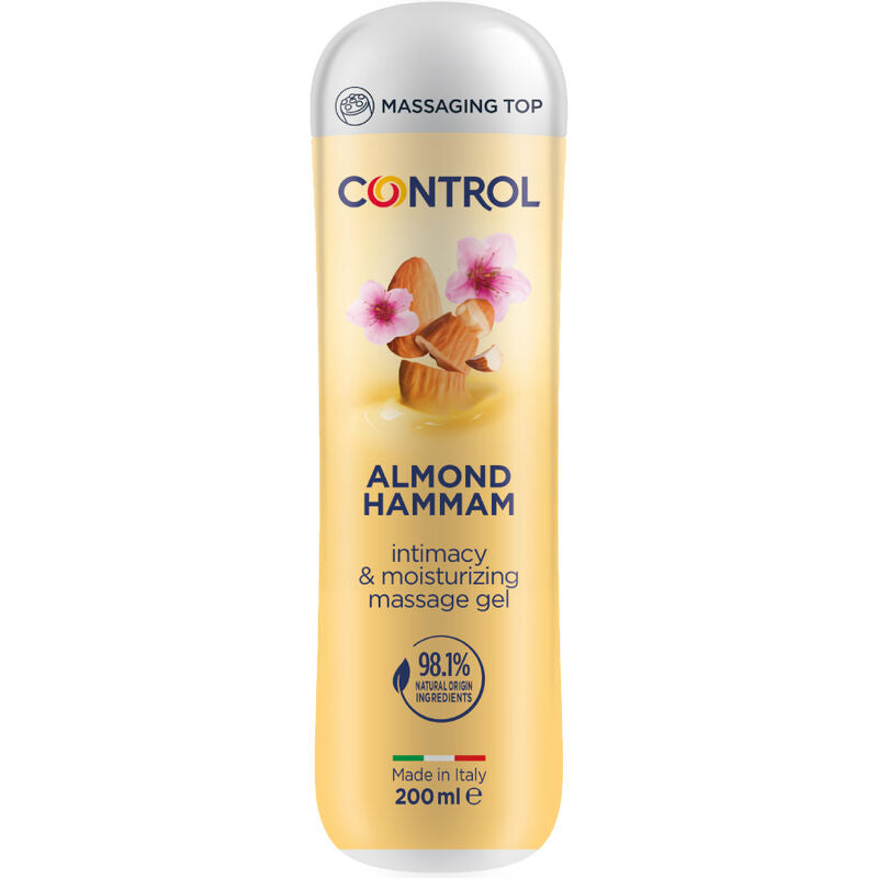 CONTROL - MASSAGE GEL 3 EM 1 LEITE DE AMÊNDOA 200 ML