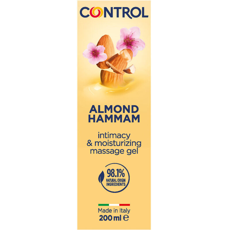 CONTROL - MASSAGE GEL 3 EM 1 LEITE DE AMÊNDOA 200 ML