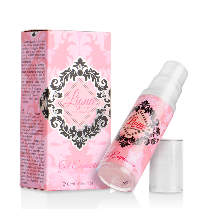LIONA BY MOMA - VIBRADOR LÍQUIDO EUPHORIA GEL 6 ML - Sex Shop Sexy