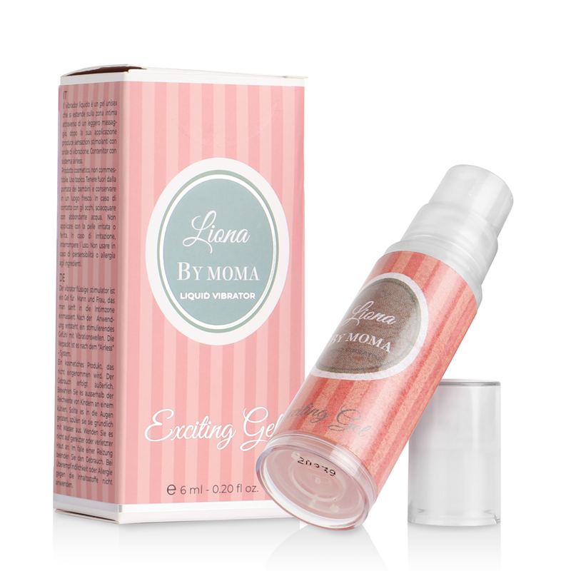 LIONA BY MOMA - VIBRADOR LÍQUIDO EXCITING GEL 6 ML - Sex Shop Sexy