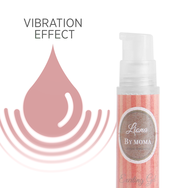 LIONA BY MOMA - VIBRADOR LÍQUIDO EXCITING GEL 6 ML - Sex Shop Sexy
