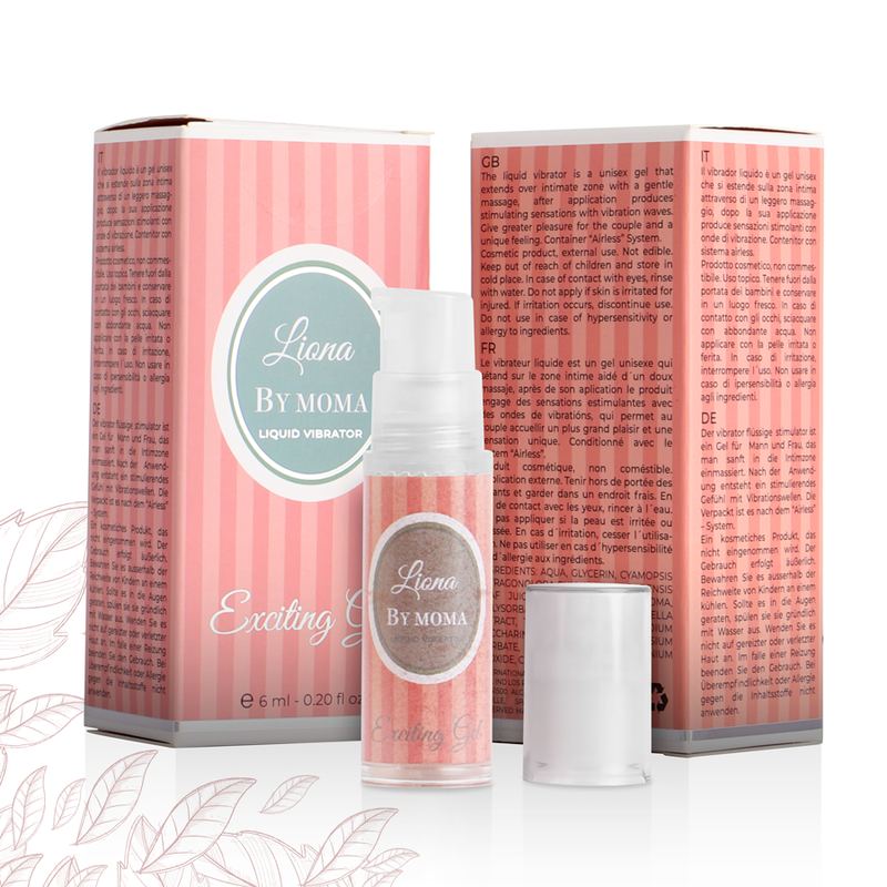 LIONA BY MOMA - VIBRADOR LÍQUIDO EXCITING GEL 6 ML - Sex Shop Sexy