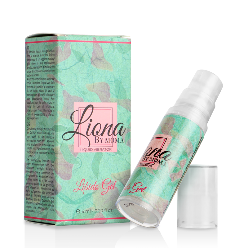 LIONA BY MOMA - VIBRADOR LÍQUIDO LIBIDO GEL 6 ML - Sex Shop Sexy