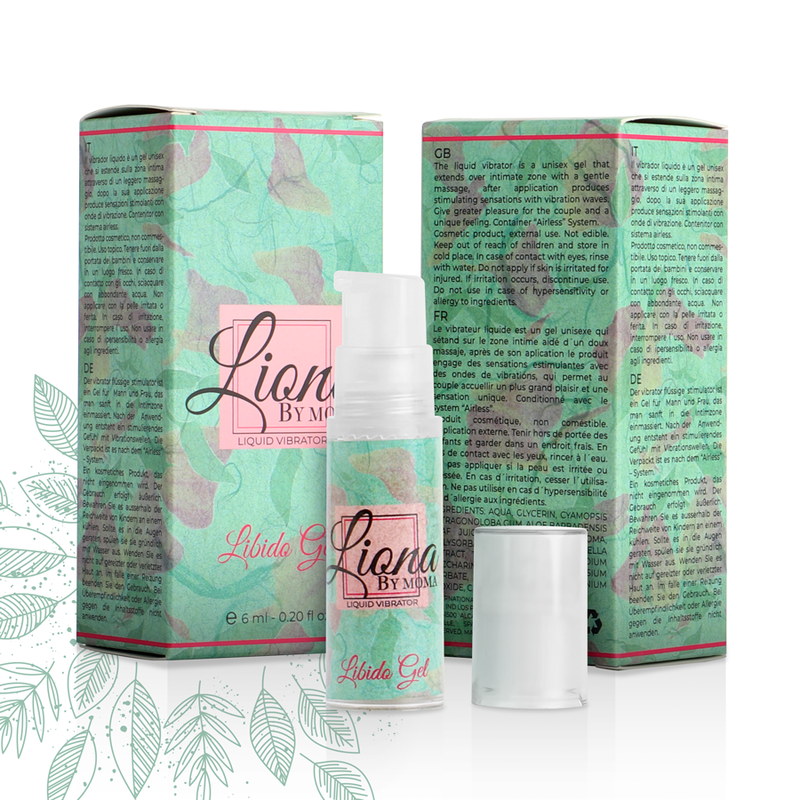 LIONA BY MOMA - VIBRADOR LÍQUIDO LIBIDO GEL 6 ML - Sex Shop Sexy